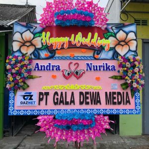 Karangan Bunga Pernikahan 001