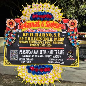 Karangan Bunga Papan Ucapan 001